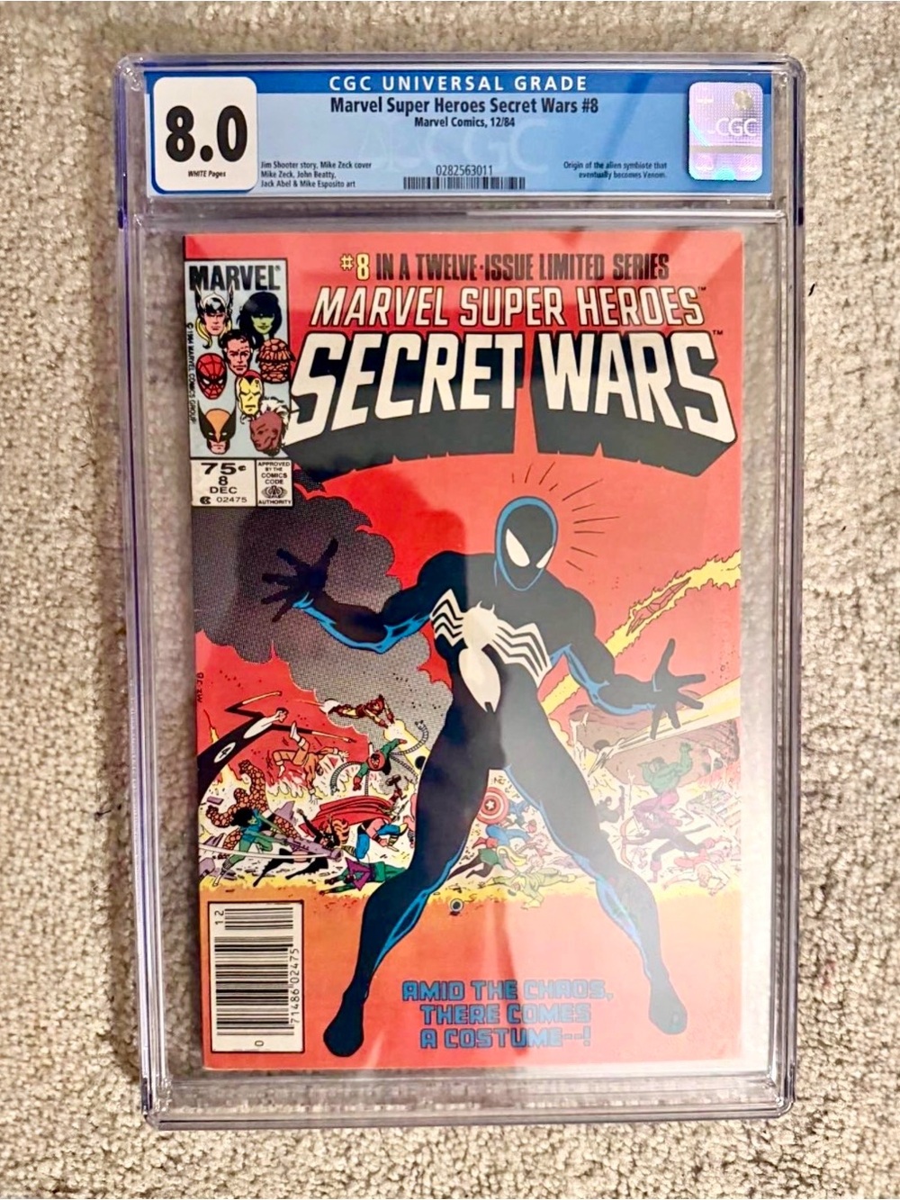 Secret Wars #8 CGC 8.0